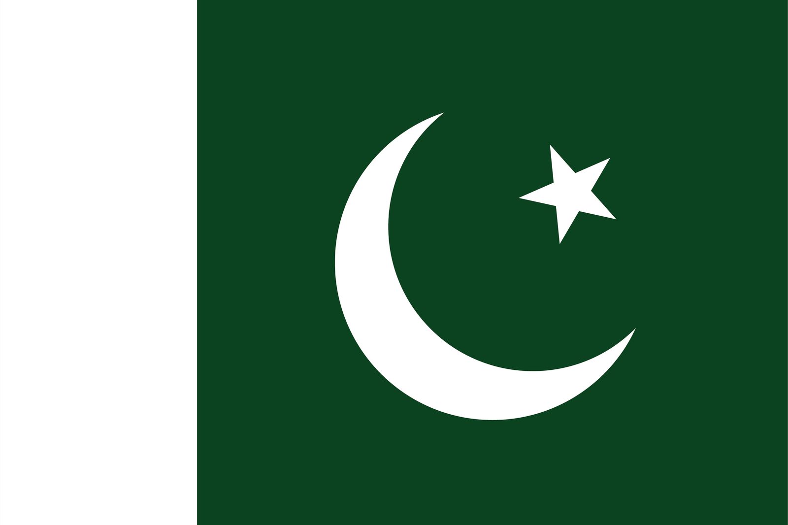 Pakistanische Flagge - Sticker