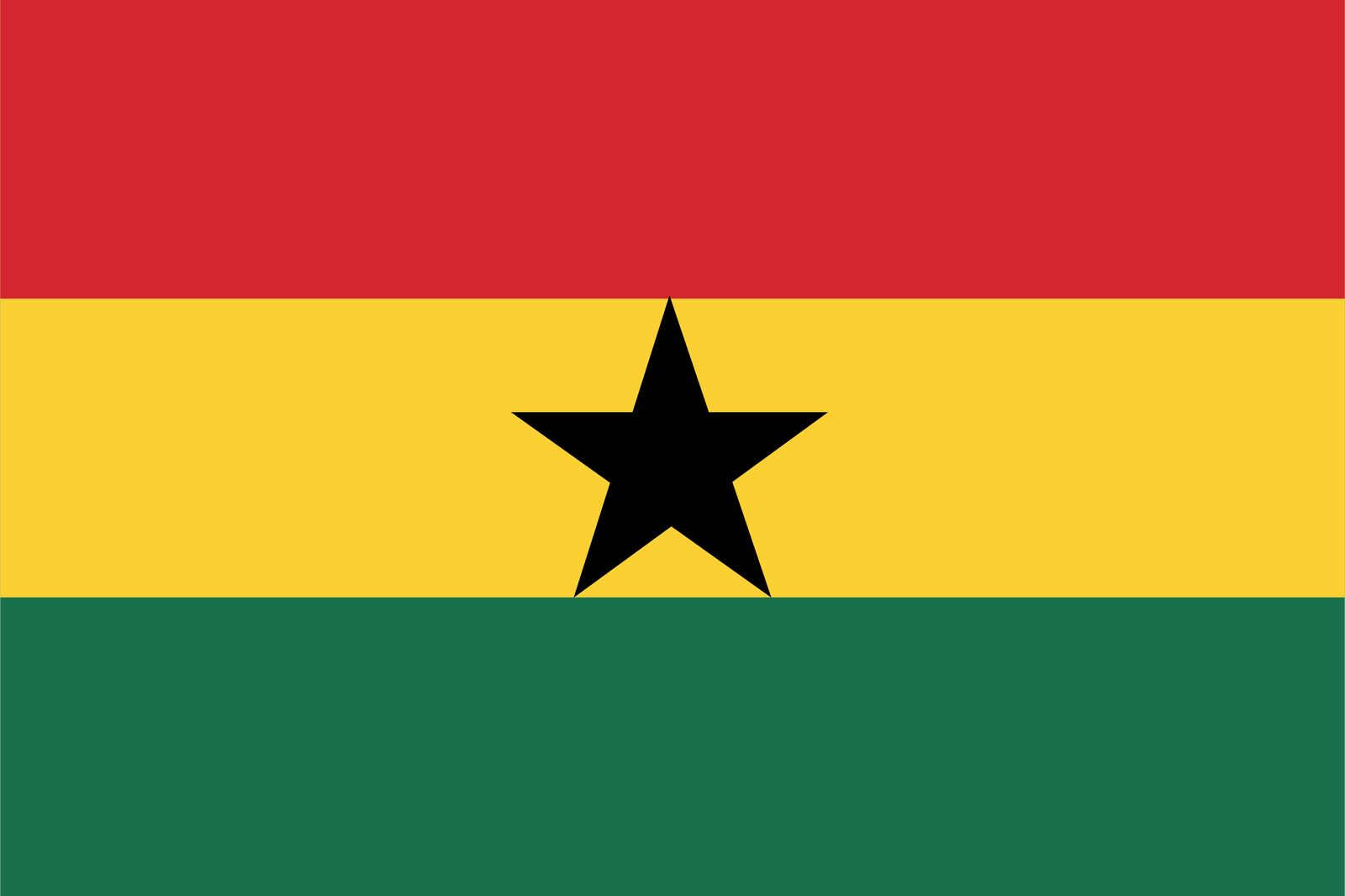 Ghana Flagge - Aufkleber