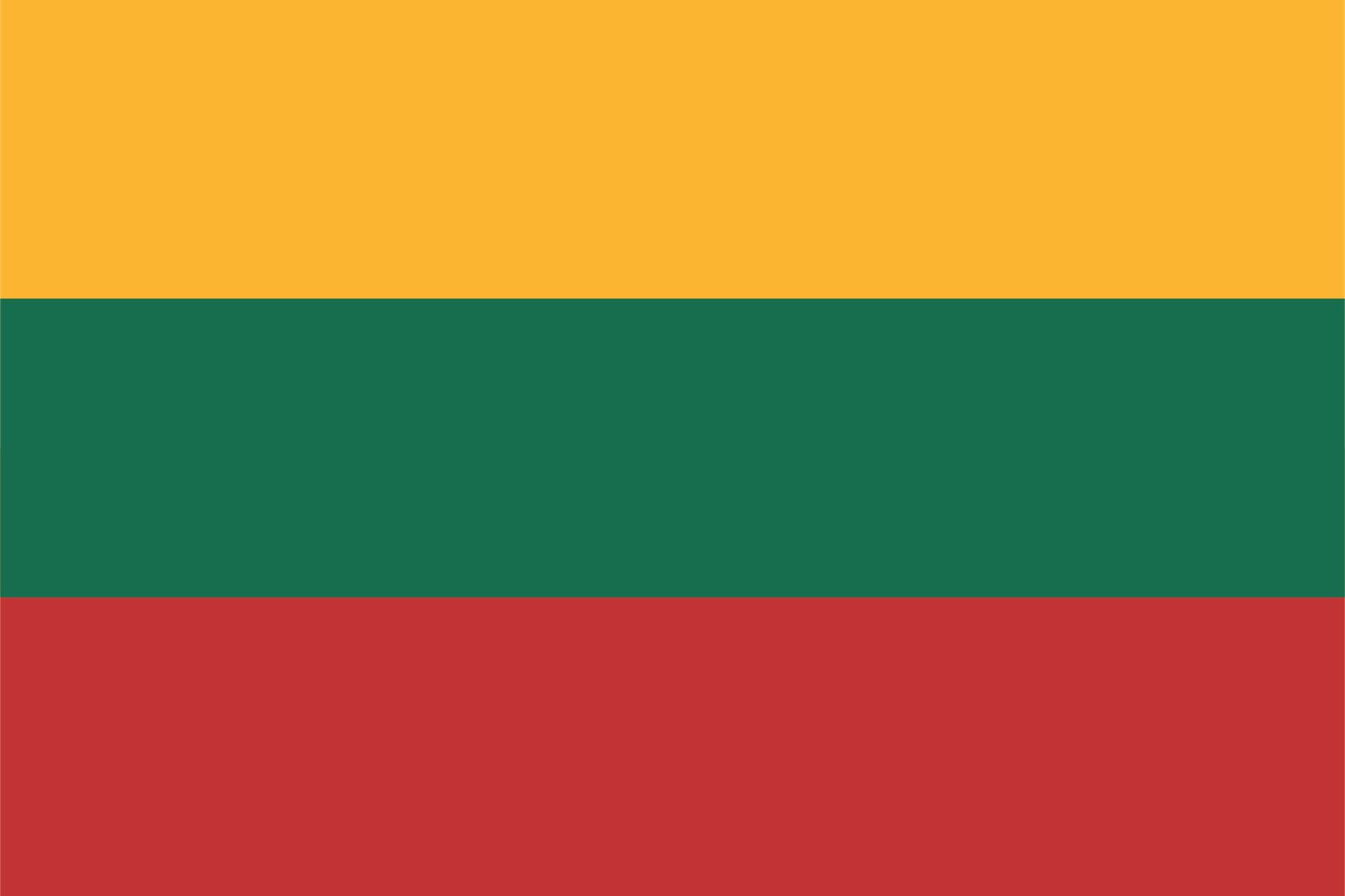 Litauen Flagge - Aufkleber