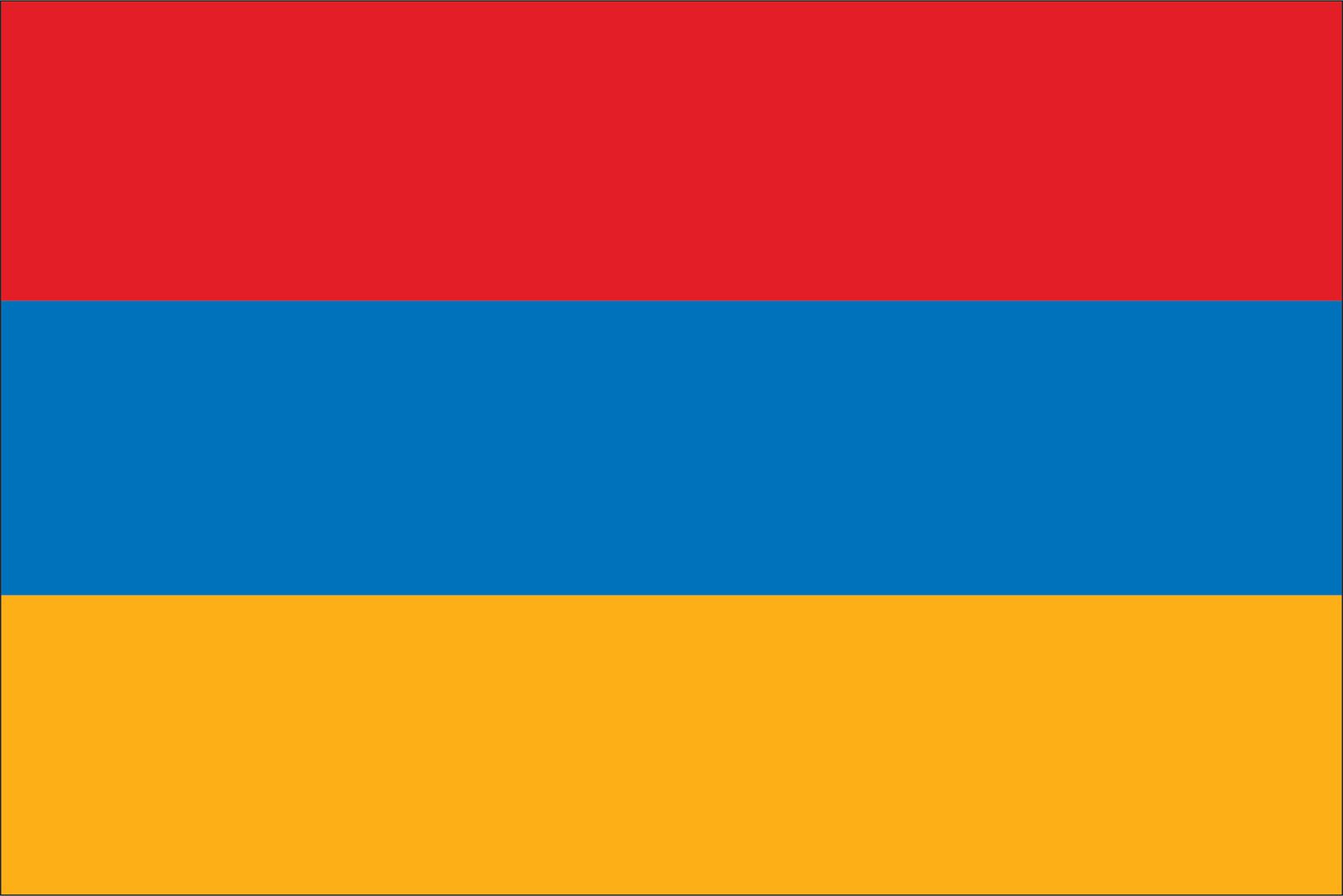 Armenien Flagge - Aufkleber