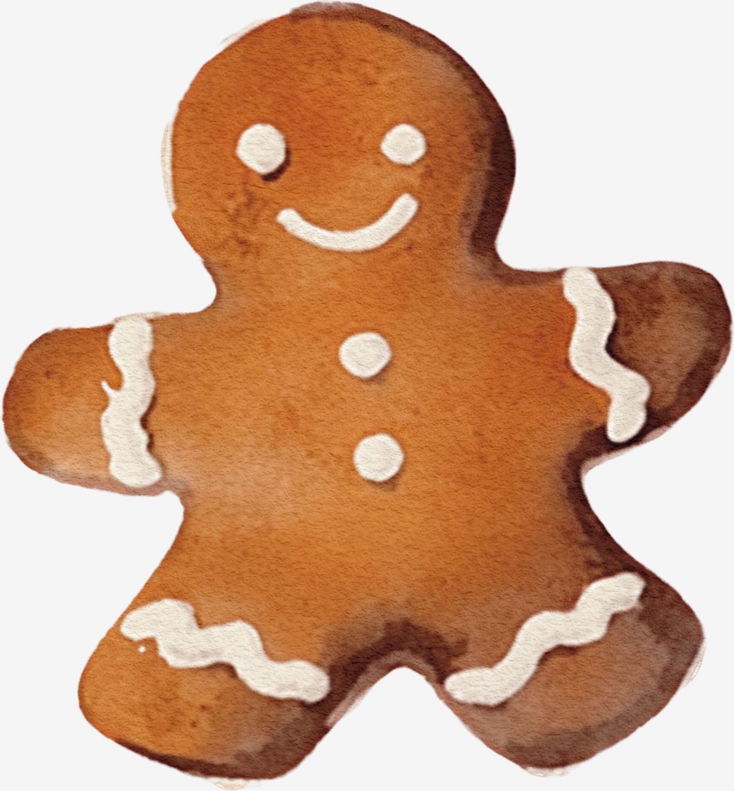 Lebkuchen Sticker für Weihnachten