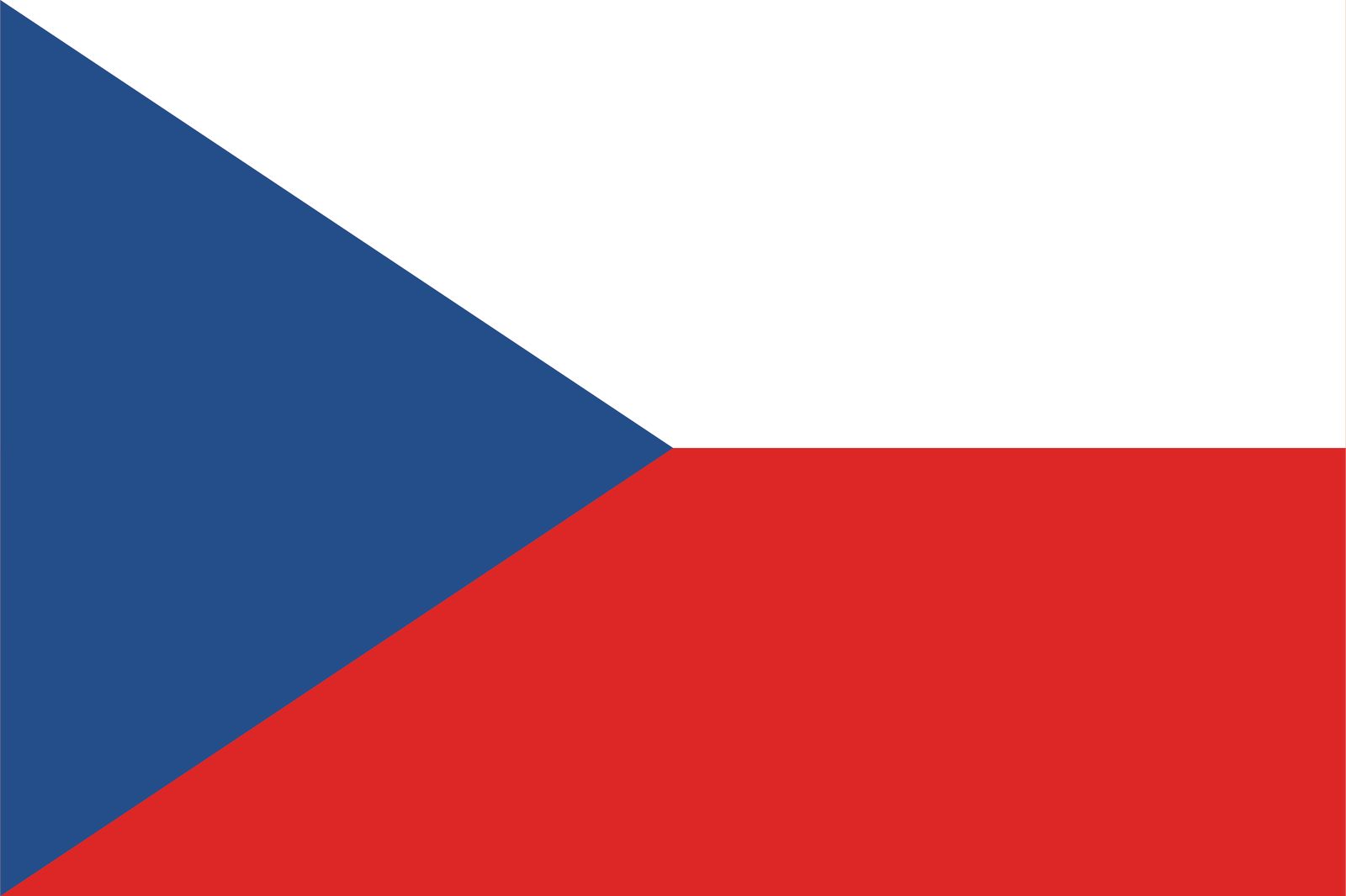 Tschechische Republik Flagge - Aufkleber
