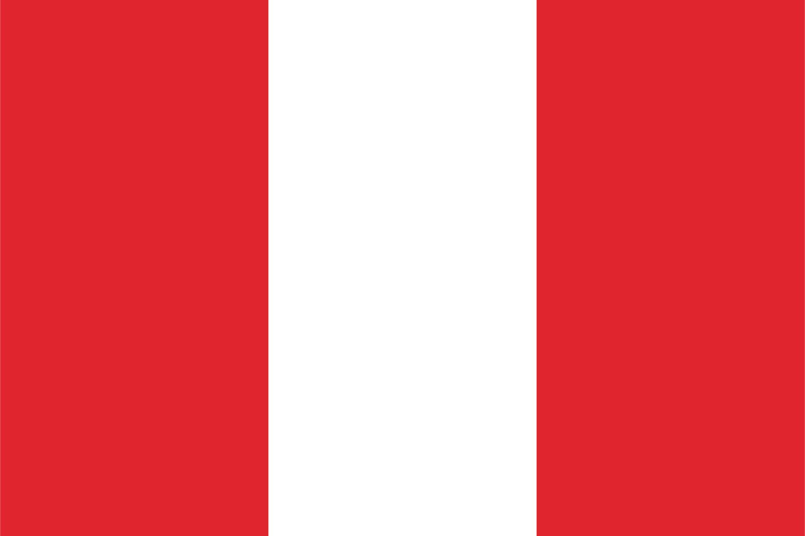 Peru Flagge - Aufkleber