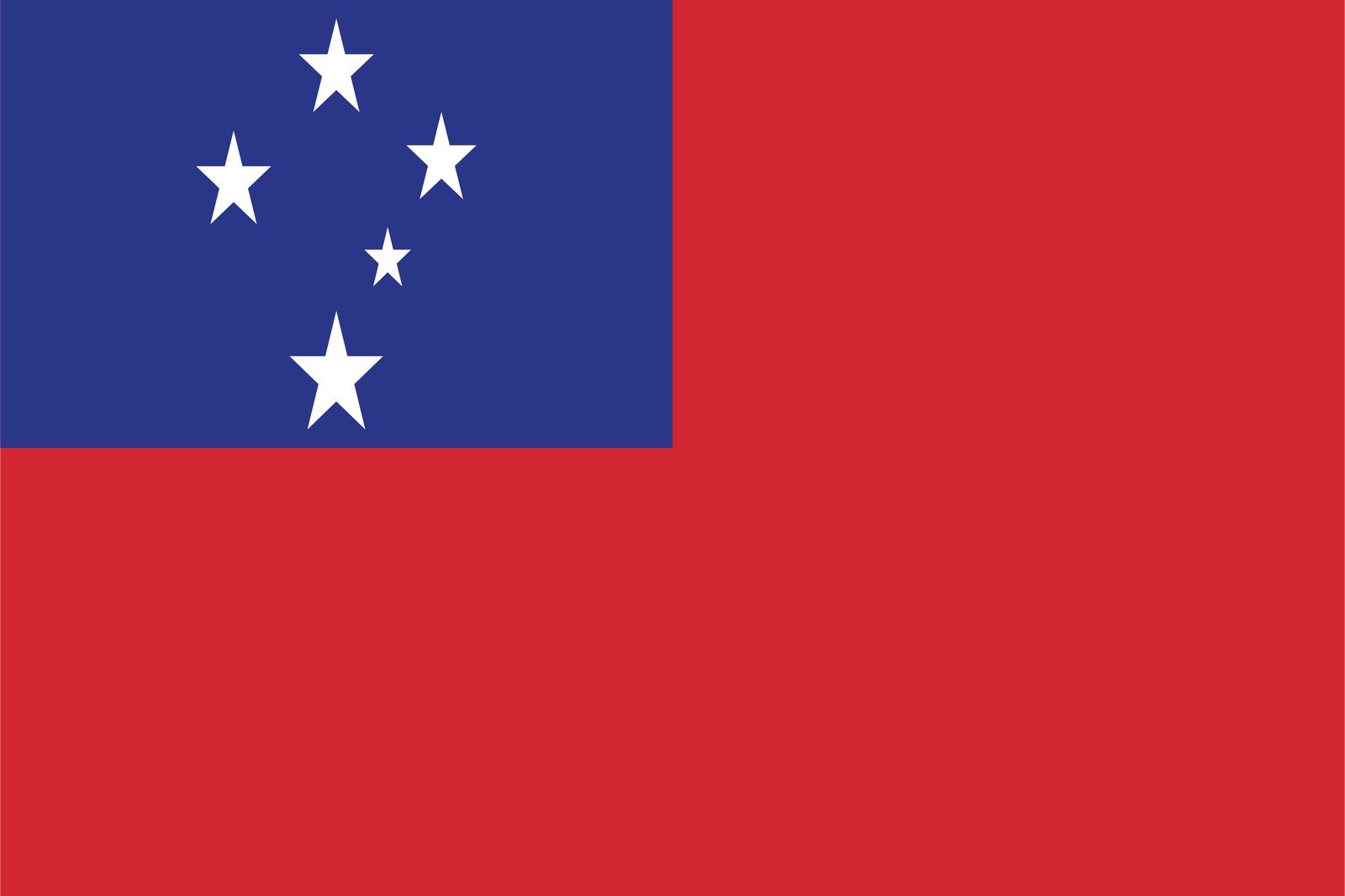 Samoa Flagge - Aufkleber