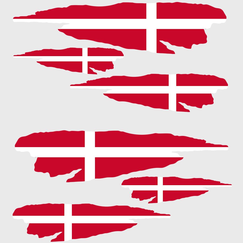 Dänemark Flagge - Aufkleber