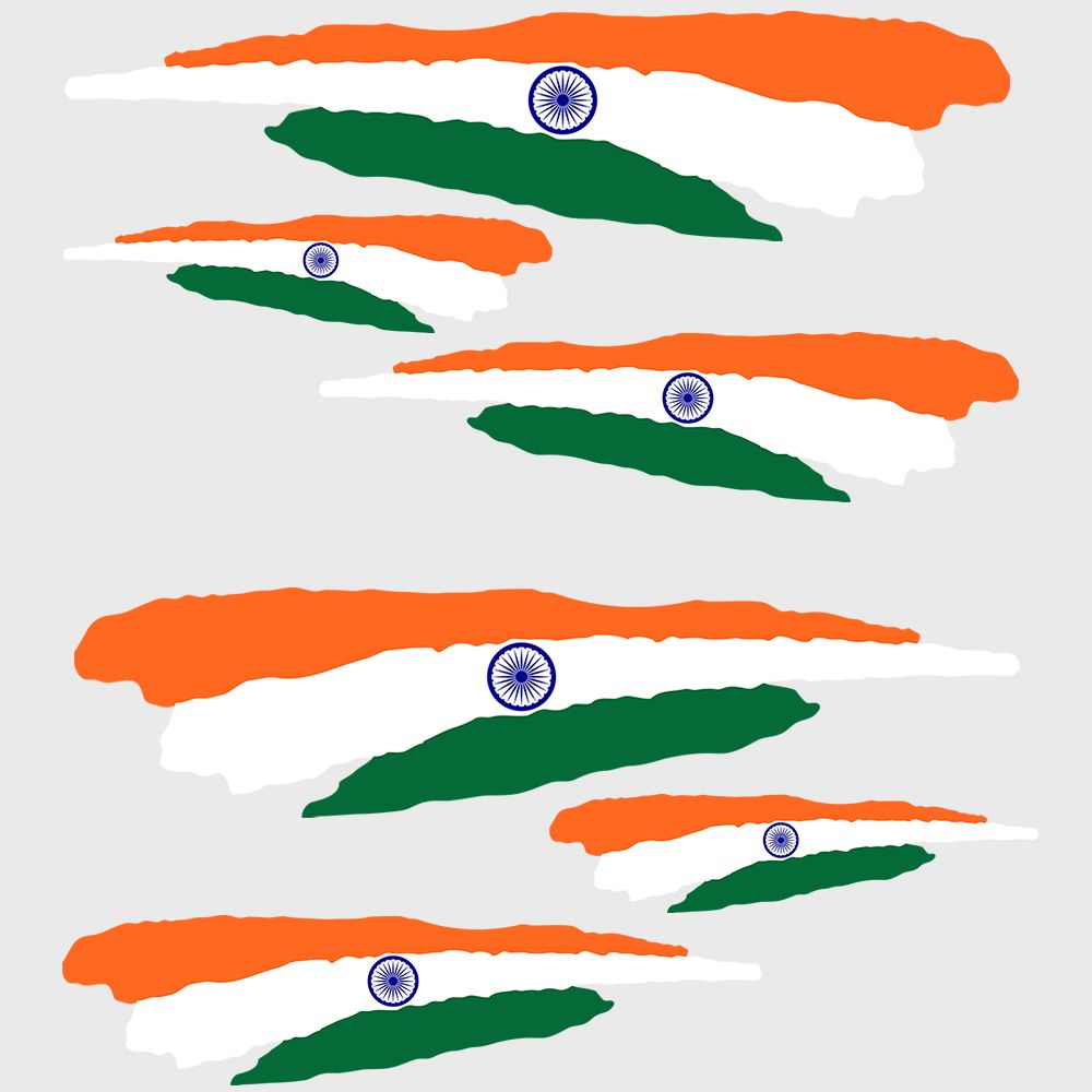 Indien Flagge - Aufkleber