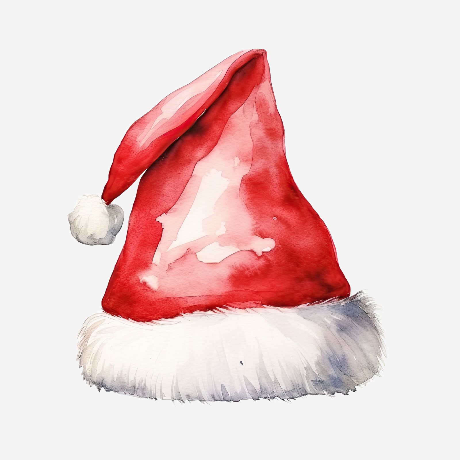 Festlicher Weihnachtsmütze Aufkleber
