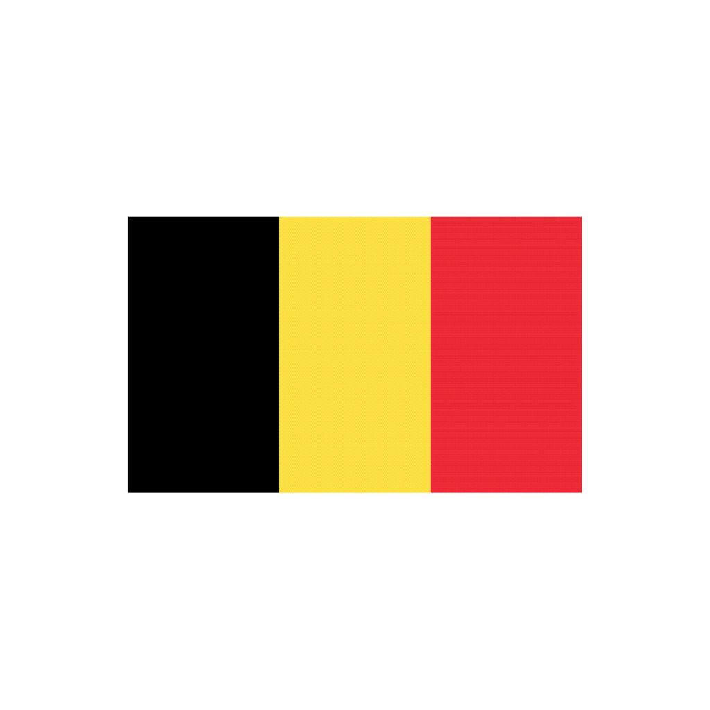 Sticker - Belgische Flagge