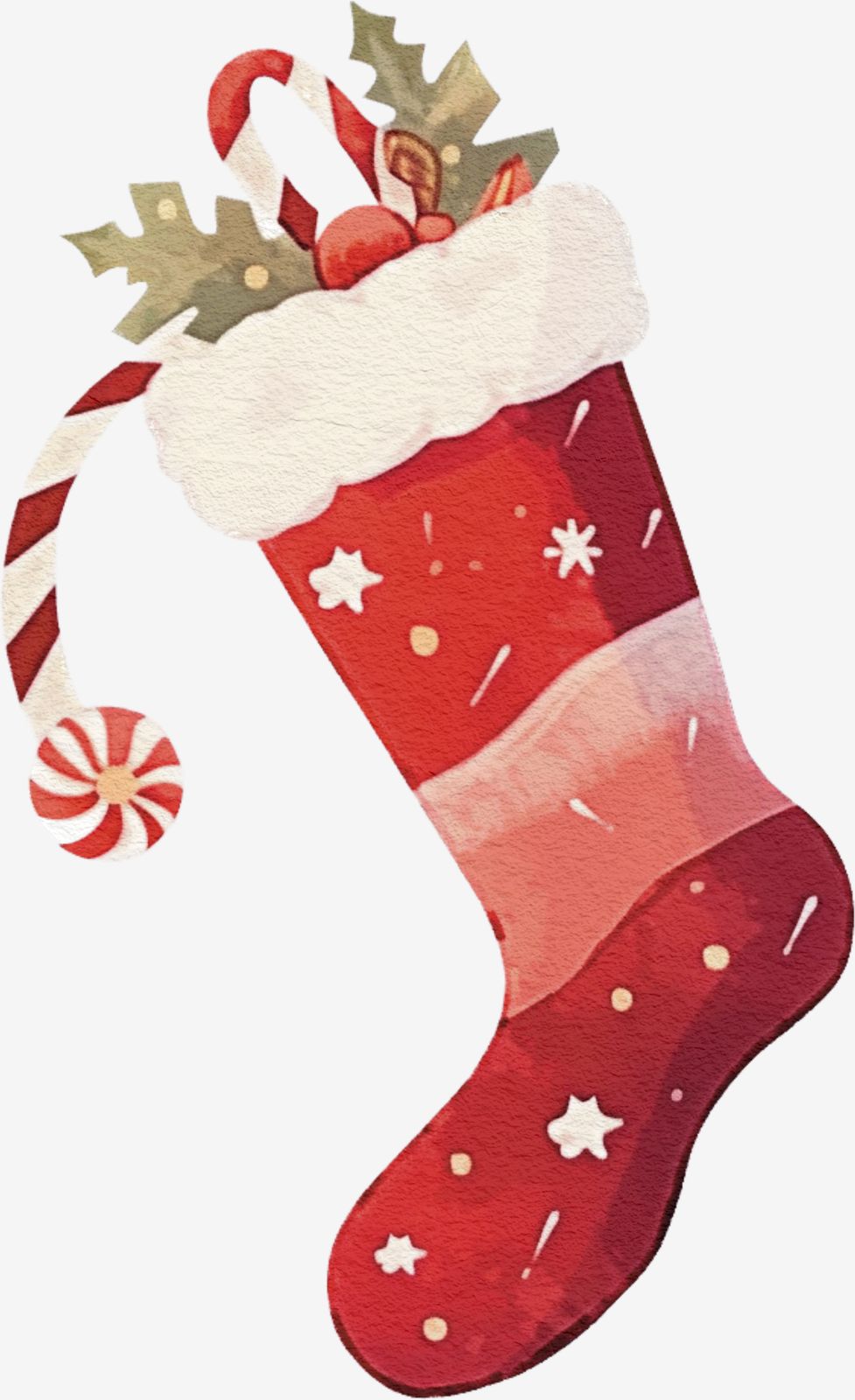 Weihnachtsstrumpf Aufkleber