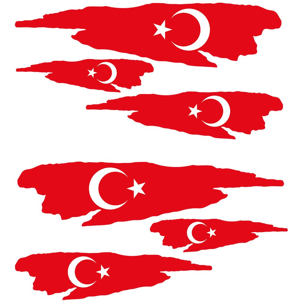 Türkei-Flagge - Aufkleber