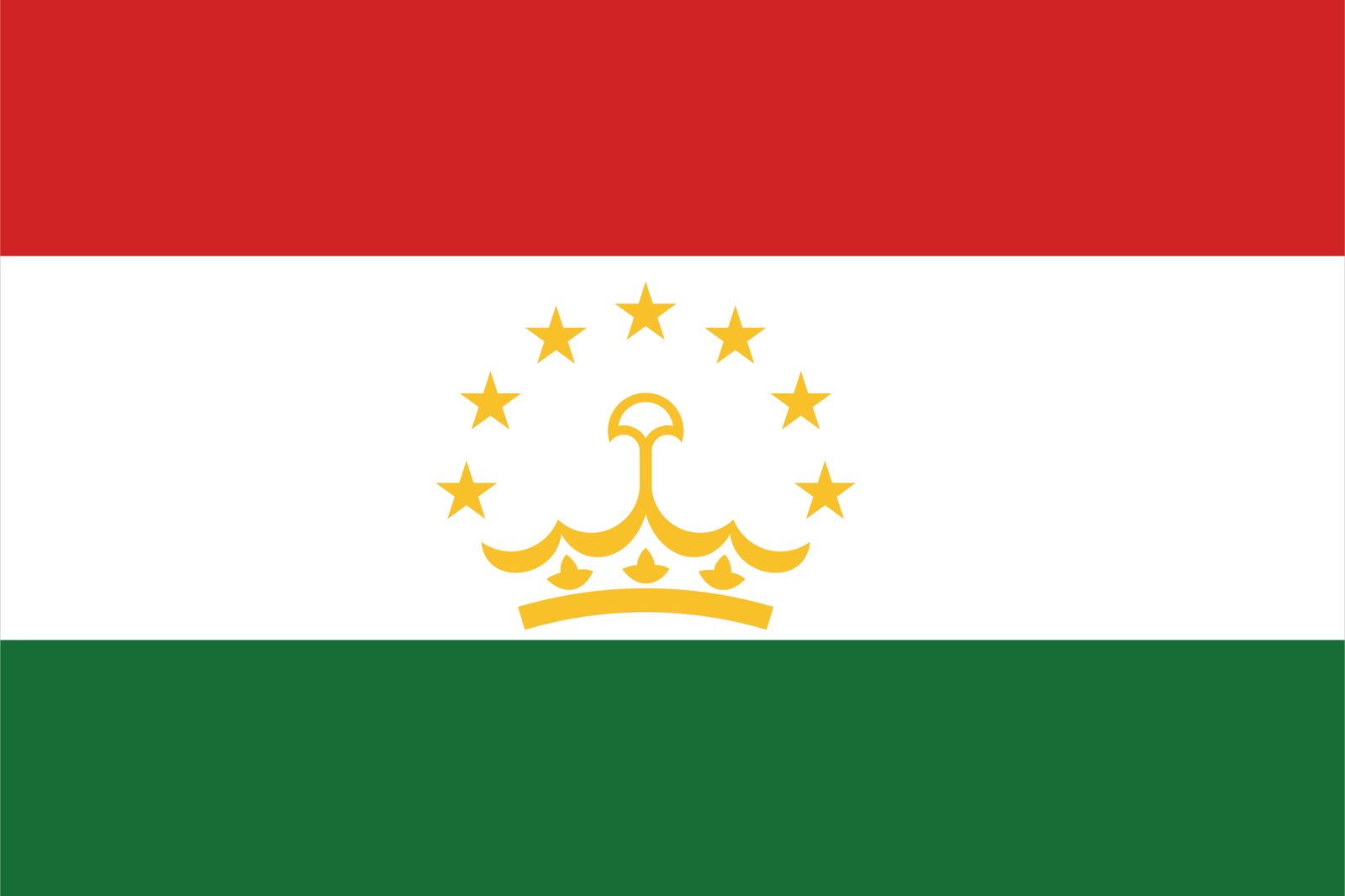 Tadschikistan Flagge - Sticker