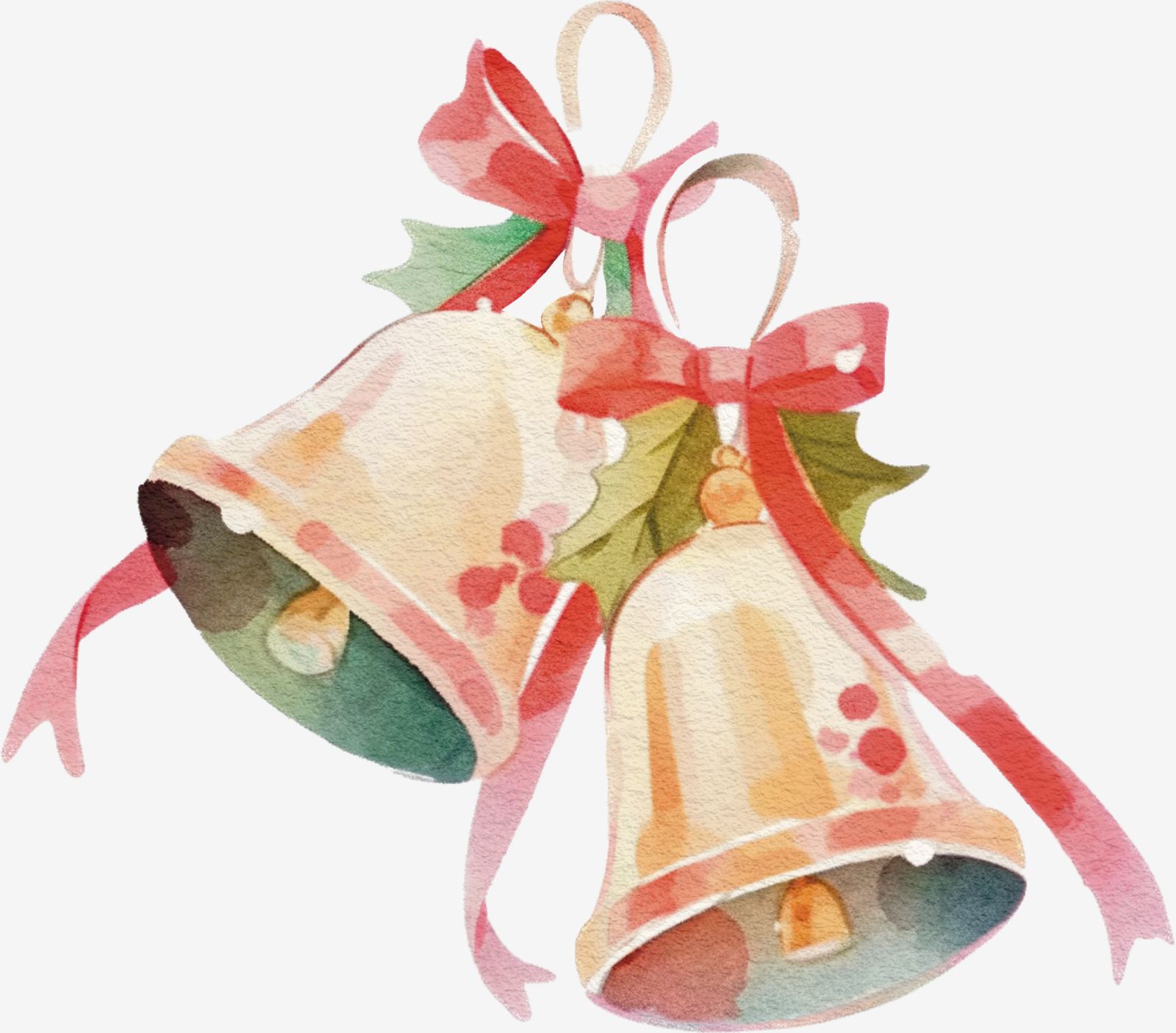 Festlicher Weihnachtsglocken Sticker