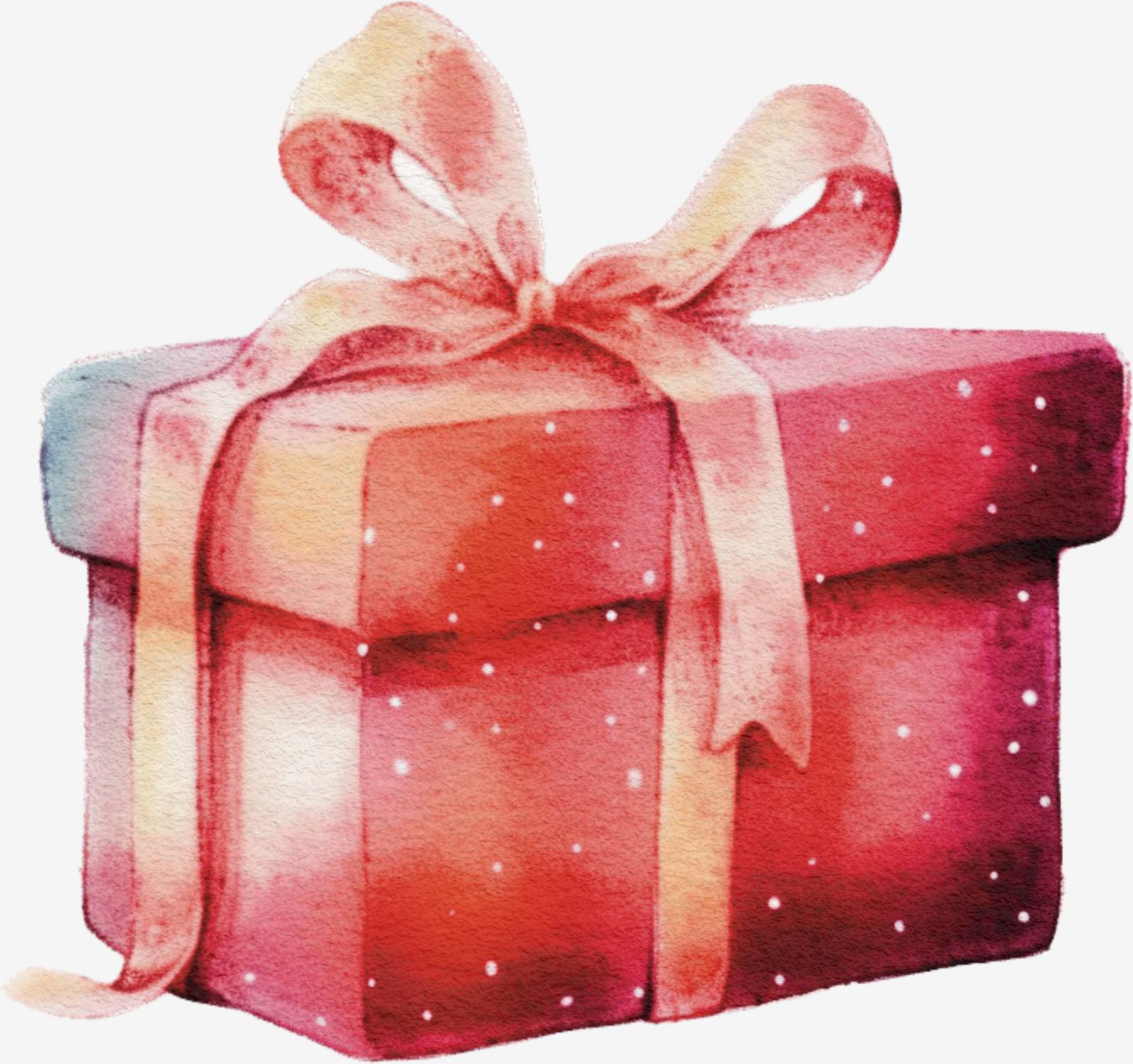Dekoratives Geschenkbox Aufkleber
