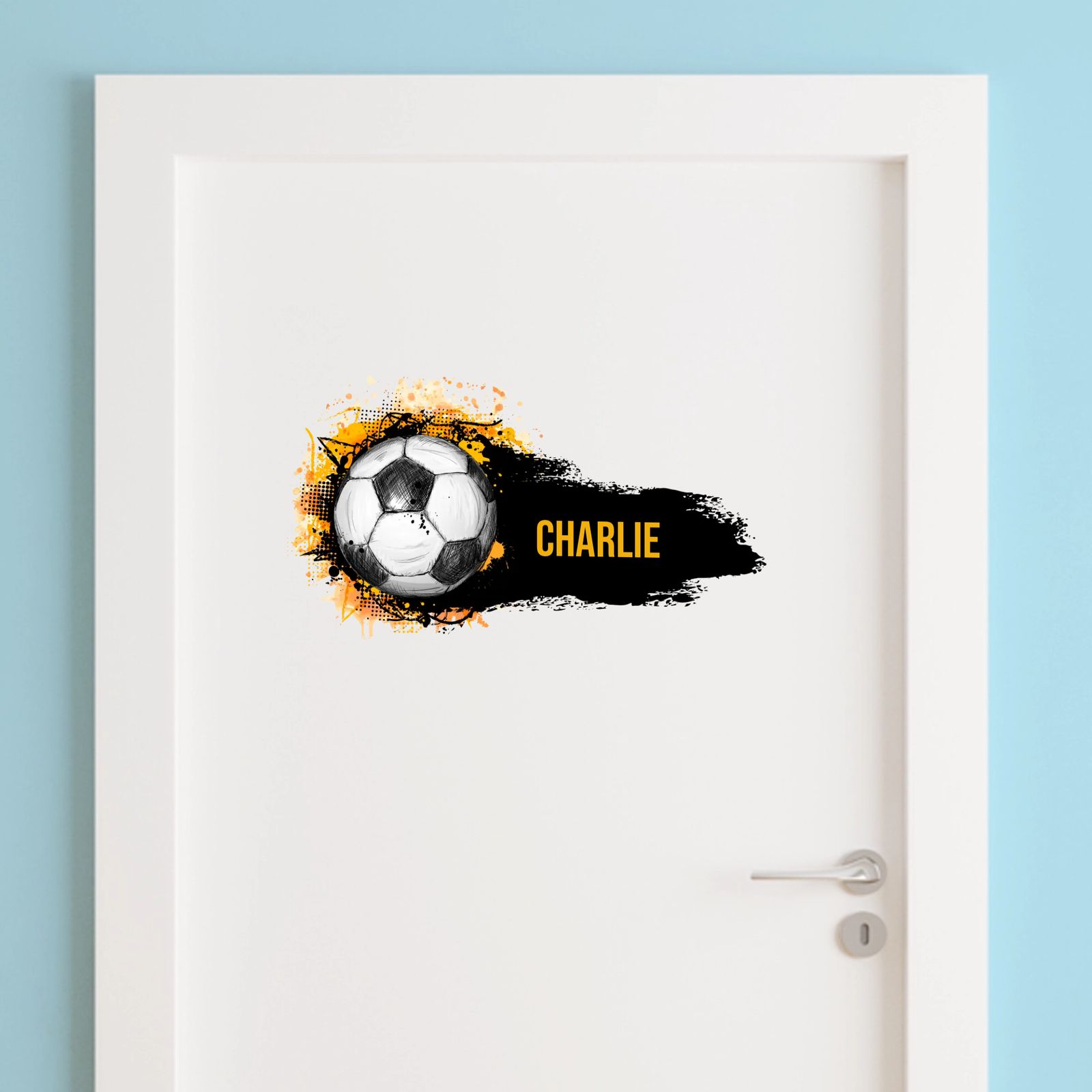 Türsticker - Fußball-Design